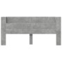 Concrete gray LED bed headboard 200x16.5x103.5 cm by vidaXL, Headboards and footboards - Ref: Foro24-839269, Price: 104,63 €,...