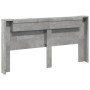 Concrete gray LED bed headboard 200x16.5x103.5 cm by vidaXL, Headboards and footboards - Ref: Foro24-839269, Price: 104,63 €,...