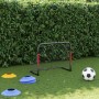 Soccer goal with red and black steel net 90x48x71 cm by vidaXL, soccer goals - Ref: Foro24-4007967, Price: 50,18 €, Discount: %