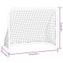 Fußballtor mit rotem und schwarzem Stahlnetz 90x48x71 cm von vidaXL, Fußballtore - Ref: Foro24-4007967, Preis: 48,11 €, Rabat...