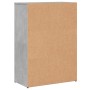 Aparador madera de ingeniería gris hormigón 60x30x84 cm de vidaXL, Aparadores - Ref: Foro24-840495, Precio: 75,12 €, Descuent...