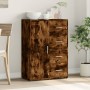 Smoked oak engineered wood sideboard 60x31x84 cm by vidaXL, Sideboards - Ref: Foro24-840510, Price: 90,99 €, Discount: %