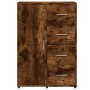 Aparador de madera de ingeniería roble ahumado 60x31x84 cm de vidaXL, Aparadores - Ref: Foro24-840510, Precio: 90,99 €, Descu...