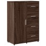 Aparador de madera de ingeniería roble marrón 60x31x84 cm de vidaXL, Aparadores - Ref: Foro24-840512, Precio: 108,37 €, Descu...