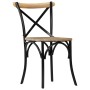 Crossback chairs 2 units solid black mango wood by vidaXL, dining chairs - Ref: Foro24-247316, Price: 242,99 €, Discount: %