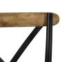 Crossback chairs 2 units solid black mango wood by vidaXL, dining chairs - Ref: Foro24-247316, Price: 242,99 €, Discount: %