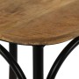Stühle mit gekreuzter Rückenlehne 2 Stk. massives Mangoholz schwarz von vidaXL, Essstühle - Ref: Foro24-247316, Preis: 271,52...