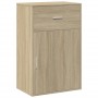 Sonoma oak engineered wood storage cabinet 56.5x39x90 cm by vidaXL, Lockers and storage cabinets - Ref: Foro24-840711, Price:...