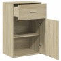 Sonoma oak engineered wood storage cabinet 56.5x39x90 cm by vidaXL, Lockers and storage cabinets - Ref: Foro24-840711, Price:...