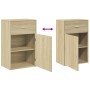 Sonoma oak engineered wood storage cabinet 56.5x39x90 cm by vidaXL, Lockers and storage cabinets - Ref: Foro24-840711, Price:...