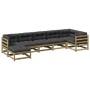 7-teiliges Gartensofa-Set mit Kissen aus imprägniertem Kiefernholz von vidaXL, Gartensets - Ref: Foro24-3299548, Preis: 702,4...