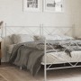 Cabecero de metal blanco 193 cm de vidaXL, Cabeceros y pies de cama - Ref: Foro24-376588, Precio: 48,73 €, Descuento: %