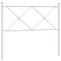 Cabecero de metal blanco 107 cm de vidaXL, Cabeceros y pies de cama - Ref: Foro24-376581, Precio: 36,80 €, Descuento: %