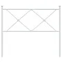 Cabecero de metal blanco 107 cm de vidaXL, Cabeceros y pies de cama - Ref: Foro24-376581, Precio: 39,68 €, Descuento: %