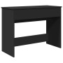 Dressing table with black mirror 100x45x76 cm by vidaXL, Bedroom Dressers - Ref: Foro24-840696, Price: 120,99 €, Discount: %