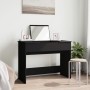 Dressing table with black mirror 100x45x76 cm by vidaXL, Bedroom Dressers - Ref: Foro24-840696, Price: 120,99 €, Discount: %