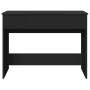 Dressing table with black mirror 100x45x76 cm by vidaXL, Bedroom Dressers - Ref: Foro24-840696, Price: 120,99 €, Discount: %