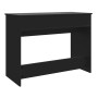 Dressing table with black mirror 100x45x76 cm by vidaXL, Bedroom Dressers - Ref: Foro24-840696, Price: 120,99 €, Discount: %