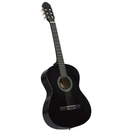 Classical guitar for beginners black basswood wood 4/4 39" by vidaXL, Guitars - Ref: Foro24-70110, Price: 74,57 €, Discount: %