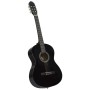 Guitarra clásica para principiantes madera tilo negro 4/4 39" de vidaXL, Guitarras - Ref: Foro24-70110, Precio: 71,16 €, Desc...