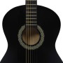 Guitarra clásica para principiantes madera tilo negro 4/4 39" de vidaXL, Guitarras - Ref: Foro24-70110, Precio: 71,16 €, Desc...