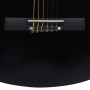 Guitarra clásica para principiantes madera tilo negro 4/4 39" de vidaXL, Guitarras - Ref: Foro24-70110, Precio: 71,16 €, Desc...