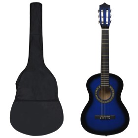 Classical guitar set for beginners 8 pieces blue 1/2 34" by vidaXL, Guitars - Ref: Foro24-70125, Price: 74,92 €, Discount: %