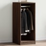 Oak brown engineered wood wardrobe 48x41x102 cm by vidaXL, Dresser Organizers and Bar Hangers - Ref: Foro24-840820, Price: 67...