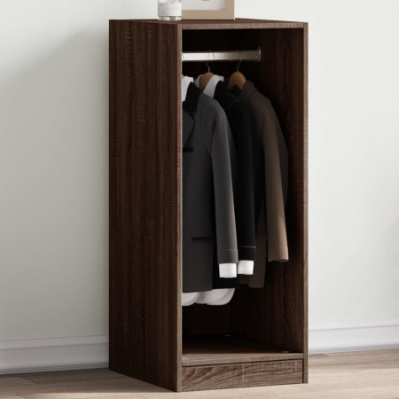 Oak brown engineered wood wardrobe 48x41x102 cm by vidaXL, Dresser Organizers and Bar Hangers - Ref: Foro24-840820, Price: 67...