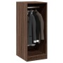 Oak brown engineered wood wardrobe 48x41x102 cm by vidaXL, Dresser Organizers and Bar Hangers - Ref: Foro24-840820, Price: 67...