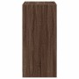 Oak brown engineered wood wardrobe 48x41x102 cm by vidaXL, Dresser Organizers and Bar Hangers - Ref: Foro24-840820, Price: 67...