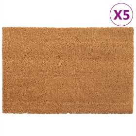 Doormats 5 units natural coconut fiber 40x60 cm by vidaXL, Doormats - Ref: Foro24-155598, Price: 61,99 €, Discount: %