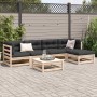 Garden sofa set 6 pieces solid pine wood by vidaXL, Garden sets - Ref: Foro24-3299396, Price: 289,37 €, Discount: %