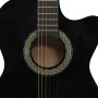 Western classical guitar with equalizer and 6 strings black by vidaXL, Guitars - Ref: Foro24-70138, Price: 85,68 €, Discount: %