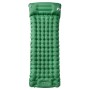 Colchón de camping autoinflable con almohada 1 persona verde de vidaXL, Colchones de aire - Ref: Foro24-4007097, Precio: 45,0...