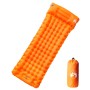 Colchón de camping autoinflable con almohada 1 persona naranja de vidaXL, Colchones de aire - Ref: Foro24-4007095, Precio: 45...