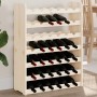 Solid pine wood bottle rack 67.5x25x87 cm by vidaXL, Wine racks - Ref: Foro24-4007559, Price: 50,87 €, Discount: %