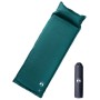 Colchón de camping autoinflable con almohada 1 persona verde de vidaXL, Colchones de aire - Ref: Foro24-4007131, Precio: 46,1...