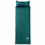 Colchón de camping autoinflable con almohada 1 persona verde de vidaXL, Colchones de aire - Ref: Foro24-4007131, Precio: 46,1...