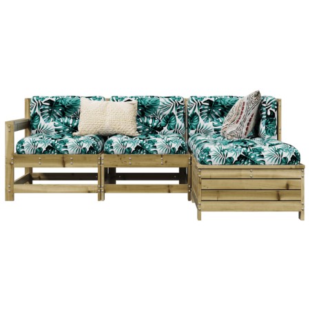 Garden sofa set 4 pieces impregnated pine wood by vidaXL, Garden sets - Ref: Foro24-3250779, Price: 256,28 €, Discount: %