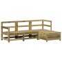 Garden sofa set 4 pieces impregnated pine wood by vidaXL, Garden sets - Ref: Foro24-3250779, Price: 256,28 €, Discount: %