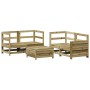 Garden sofa set 5 pieces impregnated pine wood by vidaXL, Garden sets - Ref: Foro24-3250815, Price: 358,67 €, Discount: %