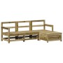 Garden sofa set 4 pieces impregnated pine wood by vidaXL, Garden sets - Ref: Foro24-3250803, Price: 242,99 €, Discount: %