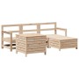 Gartensitzgruppe 5-teilig Massivholz Kiefer von vidaXL, Gartensets - Ref: Foro24-3250504, Preis: 314,99 €, Rabatt: %