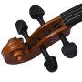 Complete set of violin with bow and chin rest dark wood 4/4 by vidaXL, Violins - Ref: Foro24-70142, Price: 82,96 €, Discount: %