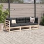 Gartensofa-Set 3-teilig aus massivem Kiefernholz von vidaXL, Gartensets - Ref: Foro24-3299264, Preis: 181,08 €, Rabatt: %