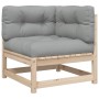 3-piece garden sofa set with solid pine wood cushions by vidaXL, Garden sets - Ref: Foro24-3295831, Price: 266,99 €, Discount: %