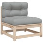 3-piece garden sofa set with solid pine wood cushions by vidaXL, Garden sets - Ref: Foro24-3295831, Price: 266,99 €, Discount: %