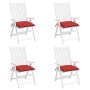 Garden pallet cushions 4 pcs Oxford fabric red 50x50x7 cm by vidaXL, Cushions for chairs and sofas - Ref: Foro24-361526, Pric...