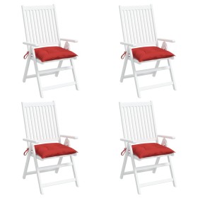 Gartenpalettenkissen 4 Stück Oxford-Stoff rot 50x50x7 cm von vidaXL, Kissen für Stühle und Sofas - Ref: Foro24-361526, Preis:...